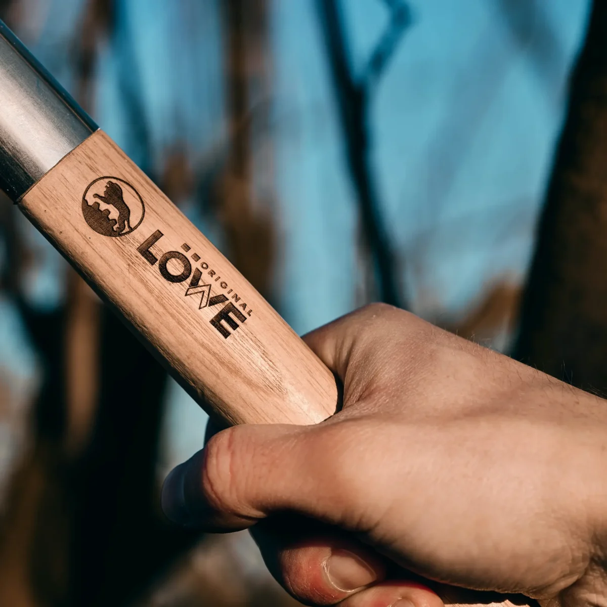 Löwe Natural drvene drške škare za grane